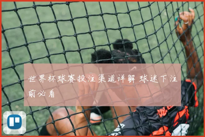 世界杯球赛投注渠道详解 球迷下注前必看
